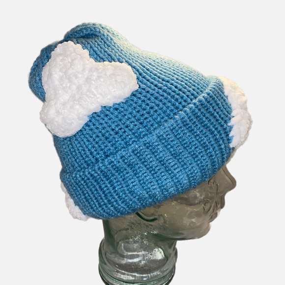 Plasma Beamz Hand Knitted Head in the Clouds Beanie - Picture 2 of 11